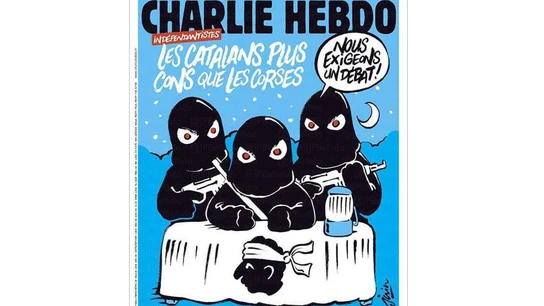La portada sobre Cataluña de Charlie Hebdo La portada sobre Cataluña de Charlie Hebdo