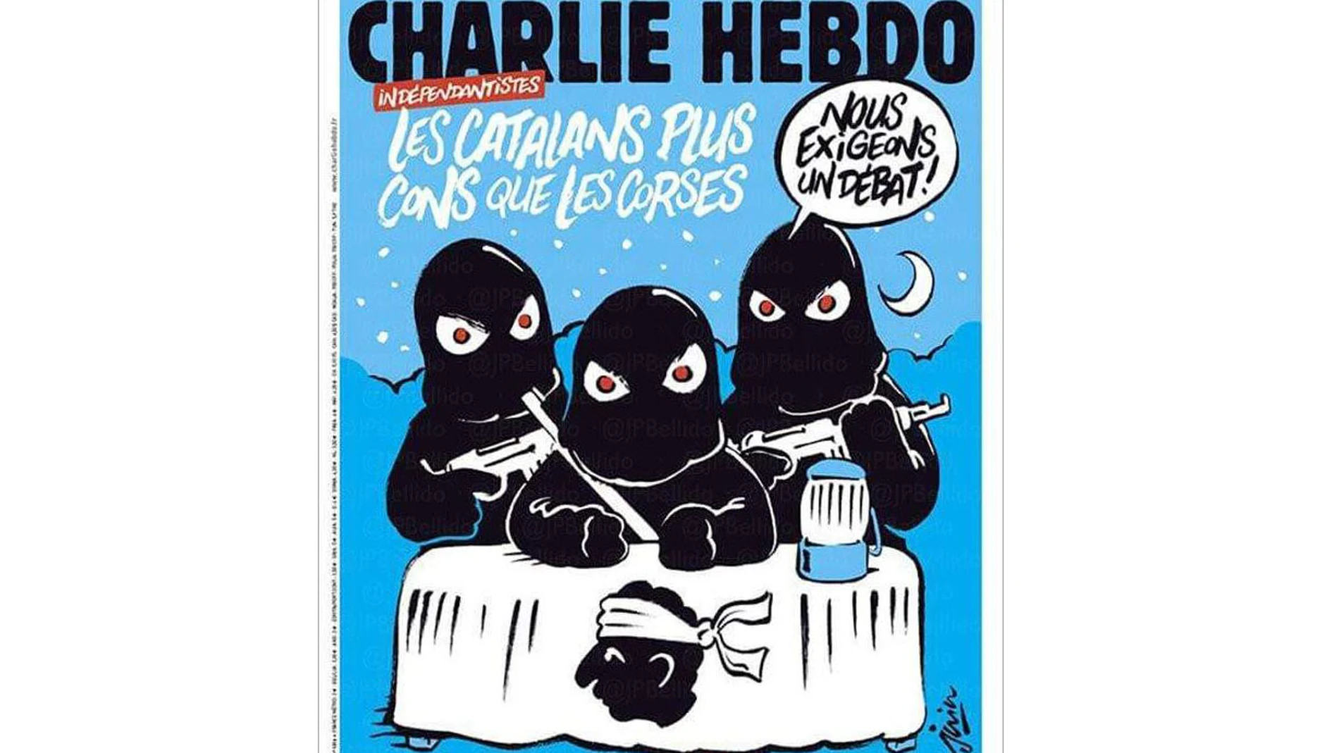 La portada sobre Cataluña de Charlie Hebdo