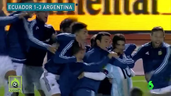 MESSI SE PONE ARGENTINA A LAS ESPALDAS MESSI SE PONE ARGENTINA A LAS ESPALDAS