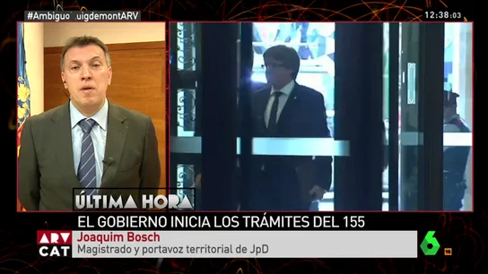Joaquim Bosch, en Al Rojo Vivo Joaquim Bosch, en Al Rojo Vivo