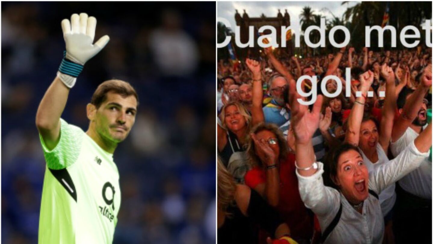 Casillas comparte un chascarrillo en Twitter sobre la decepci&oacute;n independentista