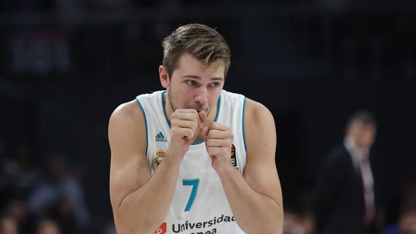 Luka Doncic, en un momento del encuentro.