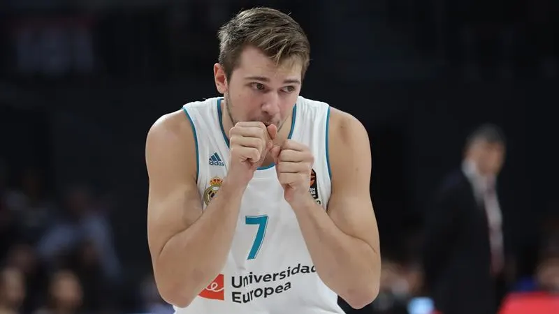 Luka Doncic, en un momento del encuentro.