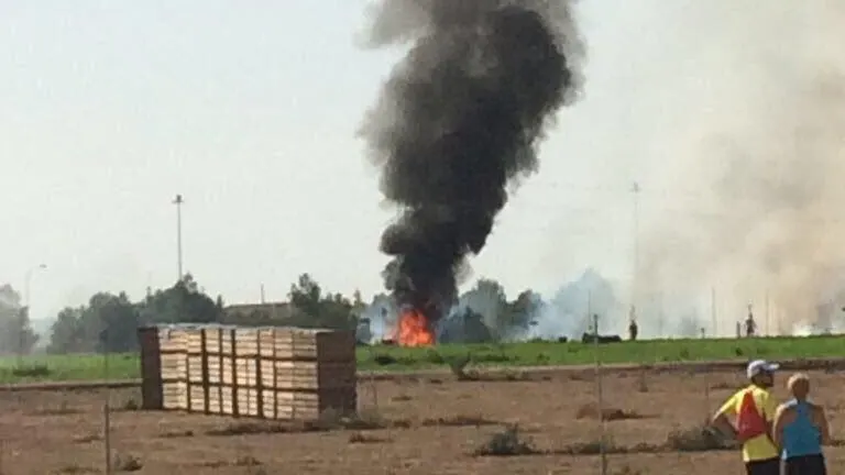 Se estrella un eurofighter en Albacete