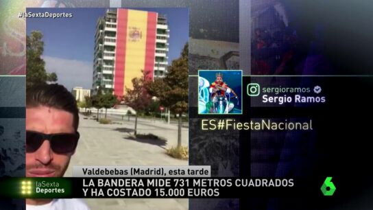 Sergio Ramos presume de ser espa&ntilde;ol: "Orgulloso de nuestra bandera"