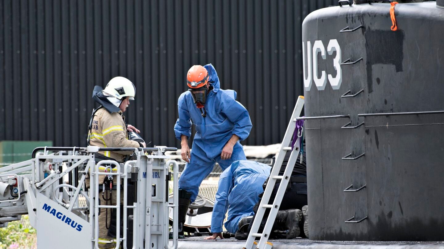 La polic&iacute;a investiga el submarino de Madsen donde estuvo la periodista Kim Wall