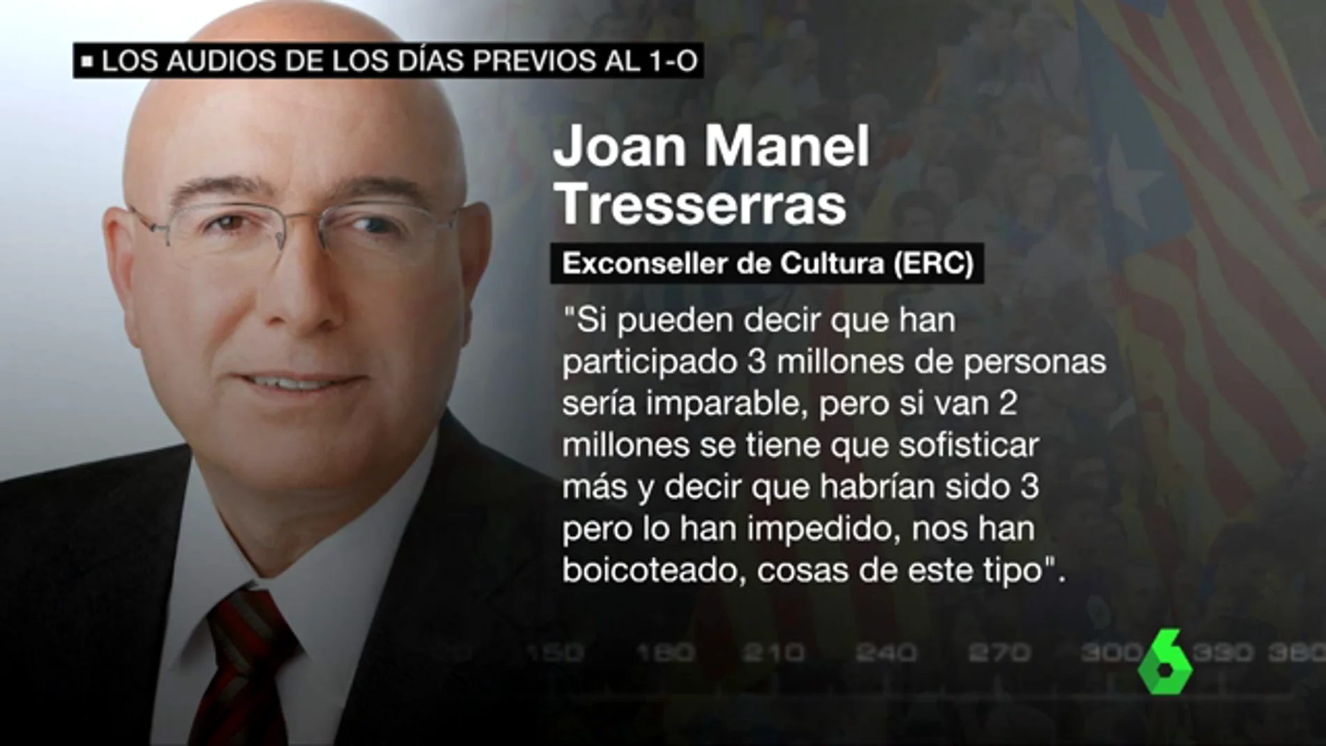 Joan Manel Tresserras, exconseller de Cultura (ERC)