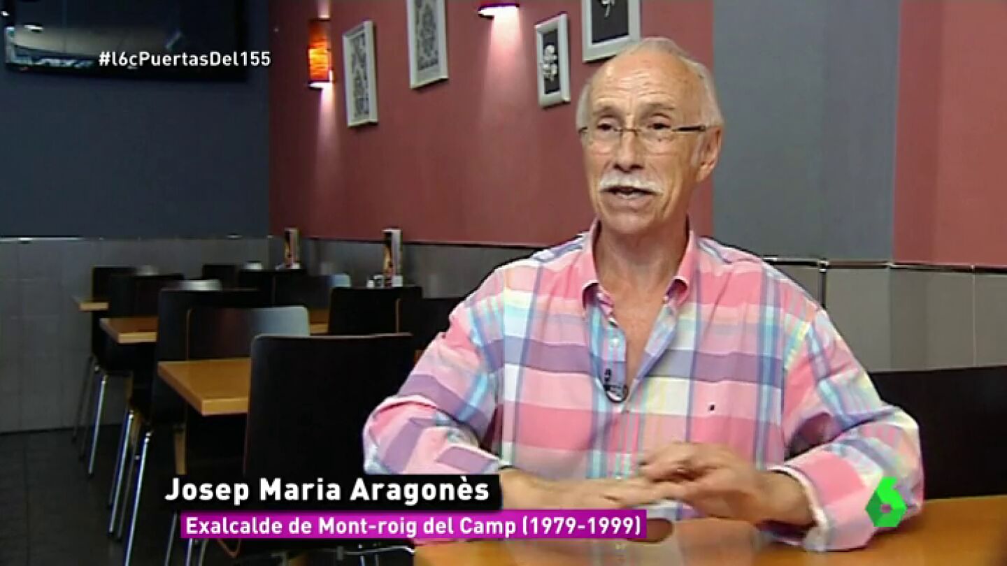 Josep Mar&iacute;a Aragon&egrave;s, exalcalde de Mont Roig por la UCD de Su&aacute;rez: "Jur&eacute; bandera y ahora he votado s&iacute; a la independencia"