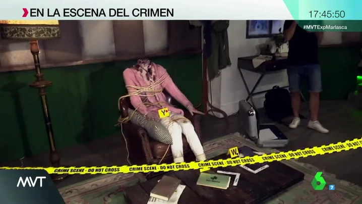 Recreación de la escena de un crimen