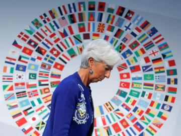 La directora gerente del Fondo Monetario Internacional (FMI), Christine Lagarde La directora gerente del Fondo Monetario Internacional (FMI), Christine Lagarde
