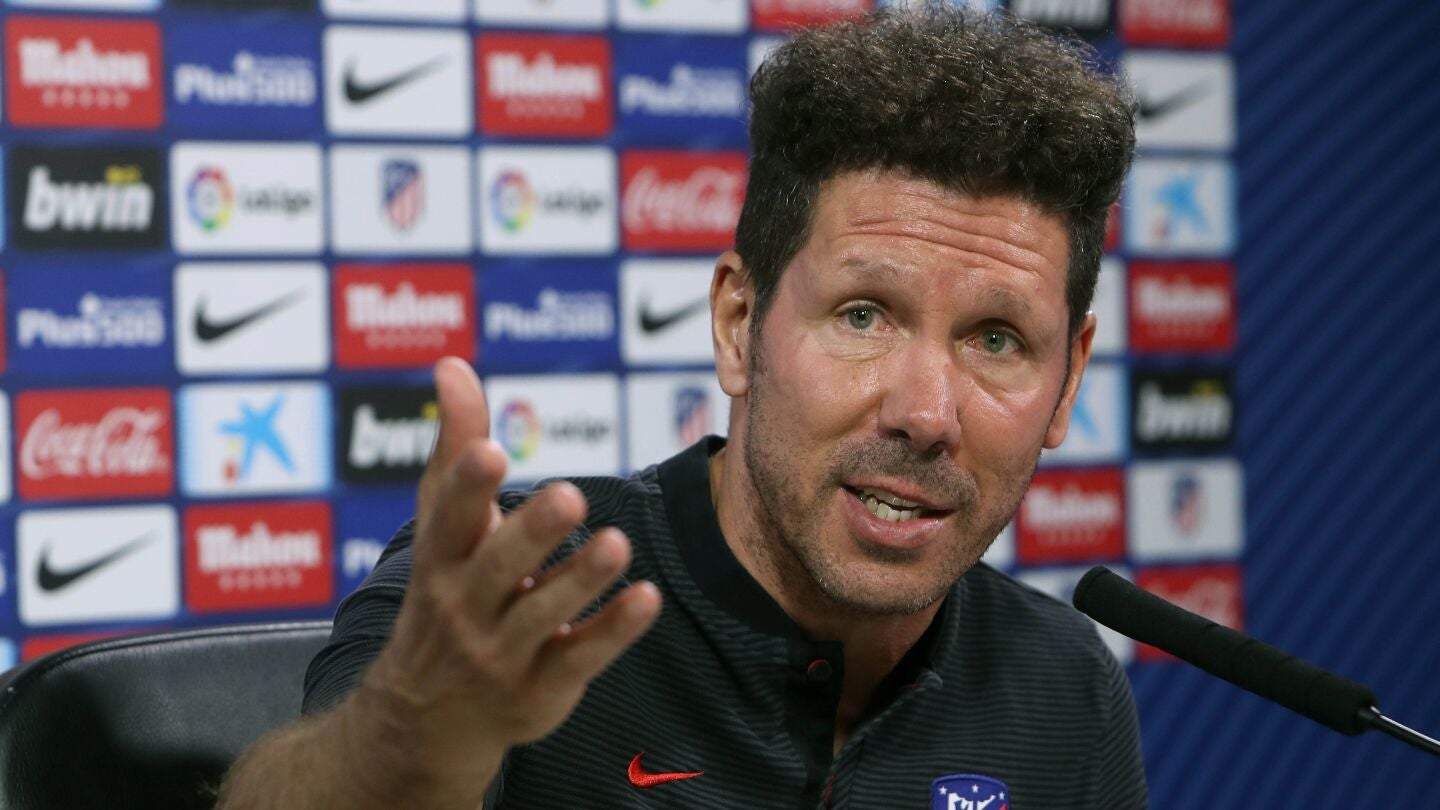 Simeone, en rueda de prensa