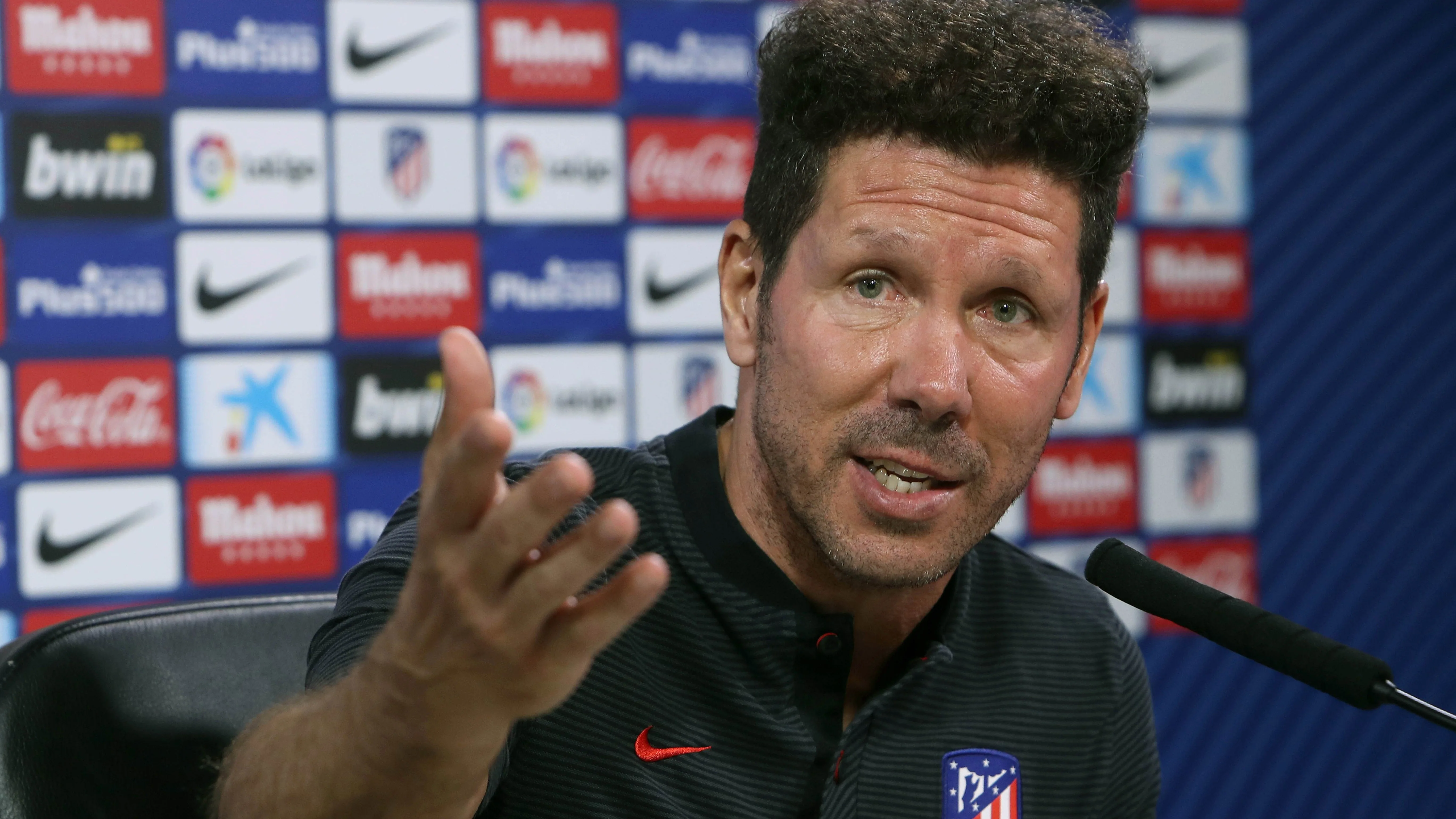 Simeone, en rueda de prensa