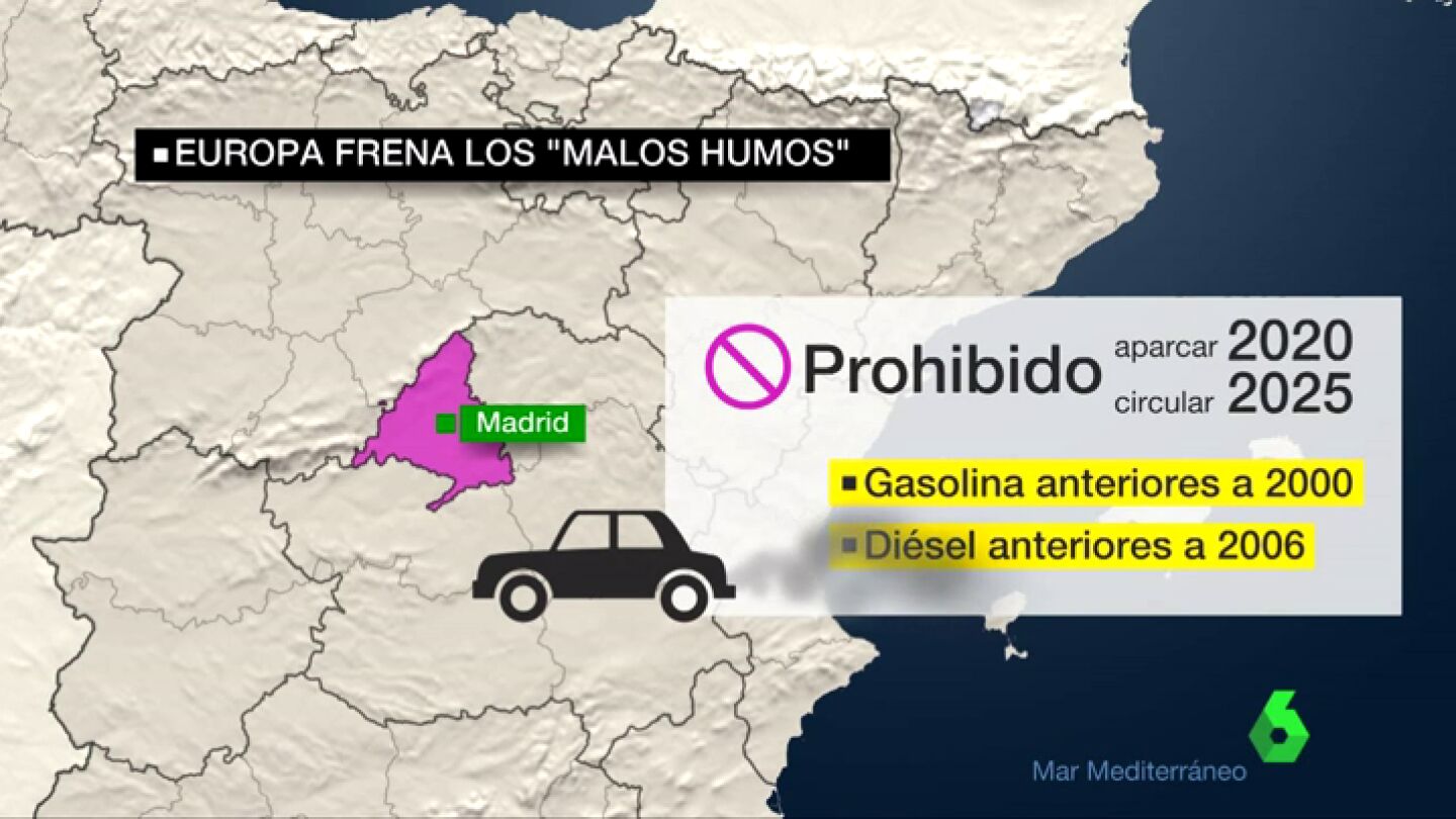 El plan para rebajar la contaminaci&oacute;n del aire en Madrid