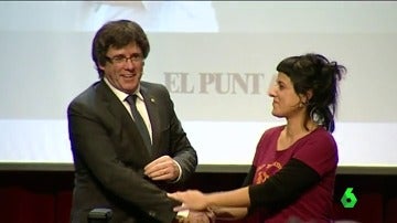 Carles Puigdemont y Anna Gabriel
