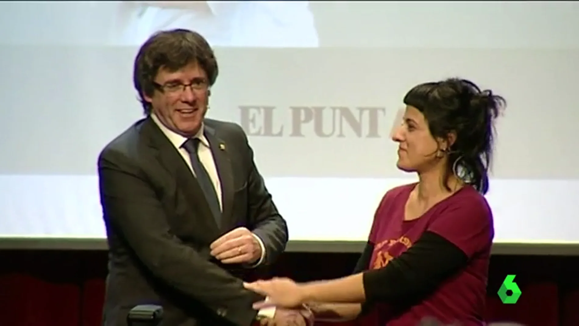 Carles Puigdemont y Anna Gabriel