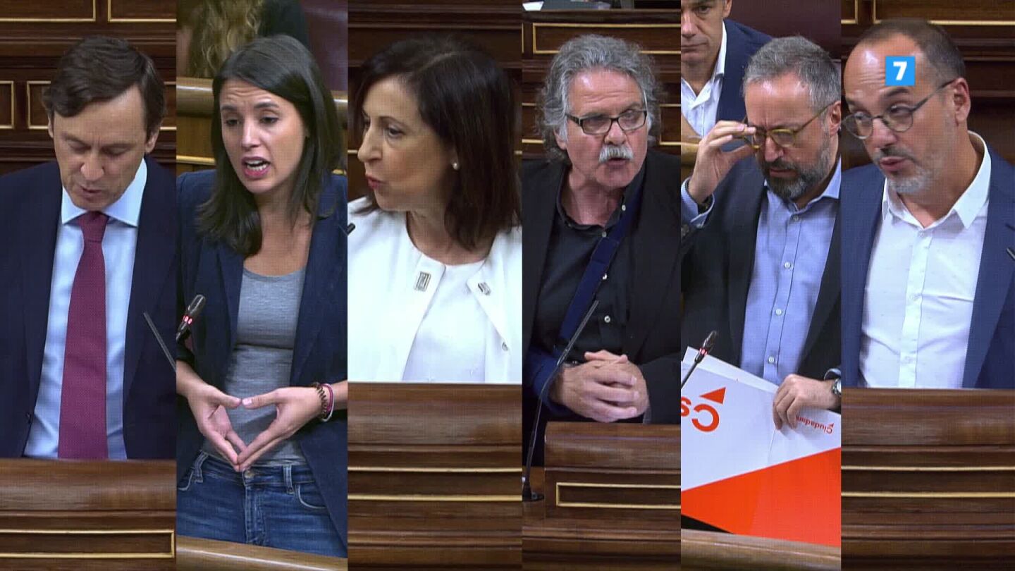 Los portavoces de los grupos parlamentarios, en El Objetivo 