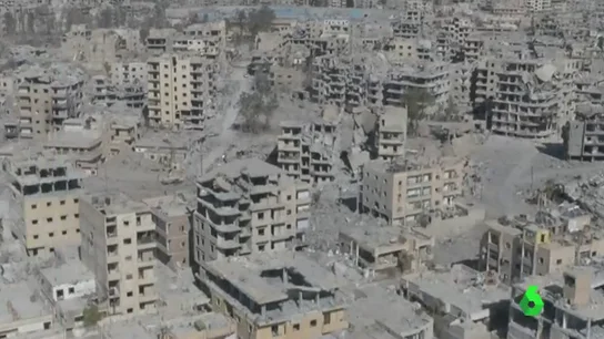 Un dron muestra la devastación en Raqqa, la ciudad que fue bastión del ISIS en Siria Un dron muestra la devastación en Raqqa, la ciudad que fue bastión del ISIS en Siria