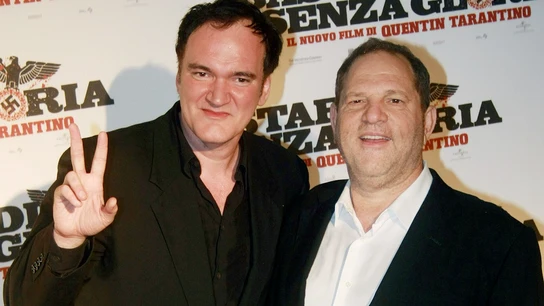 Tarantino y Harvey Weinstein Tarantino y Harvey Weinstein