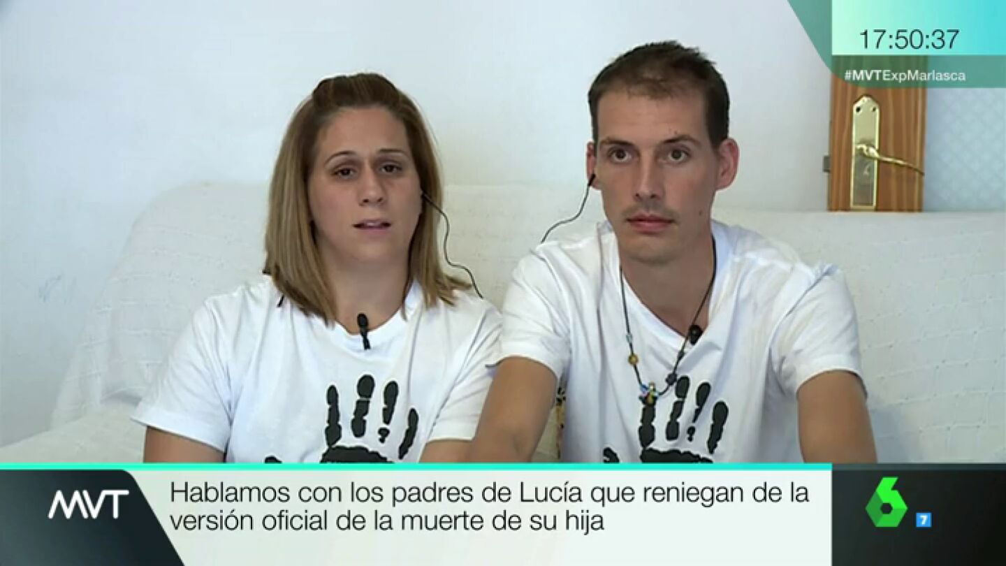 Almudena y Antonio, los padres de Luc&iacute;a Vivar
