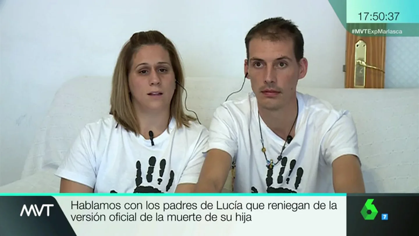 Almudena y Antonio, los padres de Lucía Vivar Almudena y Antonio, los padres de Lucía Vivar
