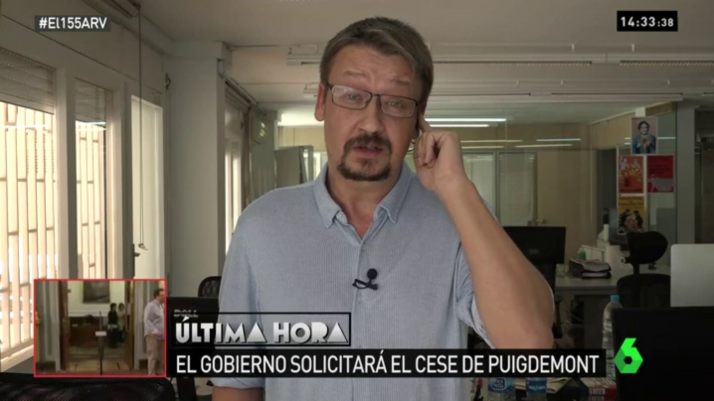 Xavier Dom&egrave;nech: "Es tan delirante como que Rajoy se ha proclamado presidente de Catalu&ntilde;a sin que lo hayan votado"