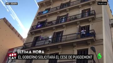 Caceroladas en Barcelona por la aplicación del 155