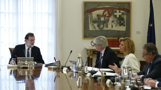 Rajoy preside la reunión extraordinaria del Consejo de Ministros Rajoy preside la reunión extraordinaria del Consejo de Ministros