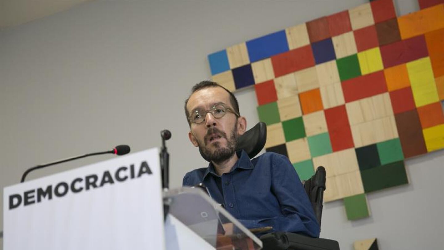 El secretario de Organizaci&oacute;n de Podemos, Pablo Echenique