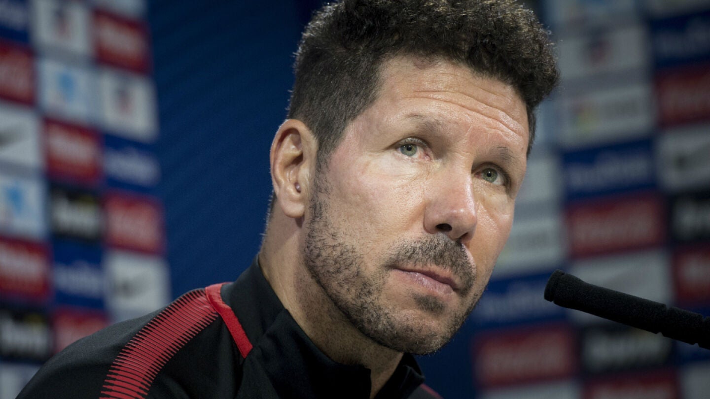 Simeone, en rueda de prensa