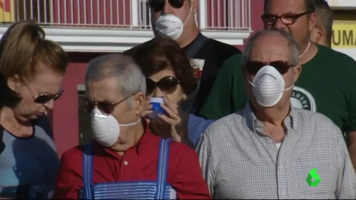 Protesta de los vecinos de Coria del Río