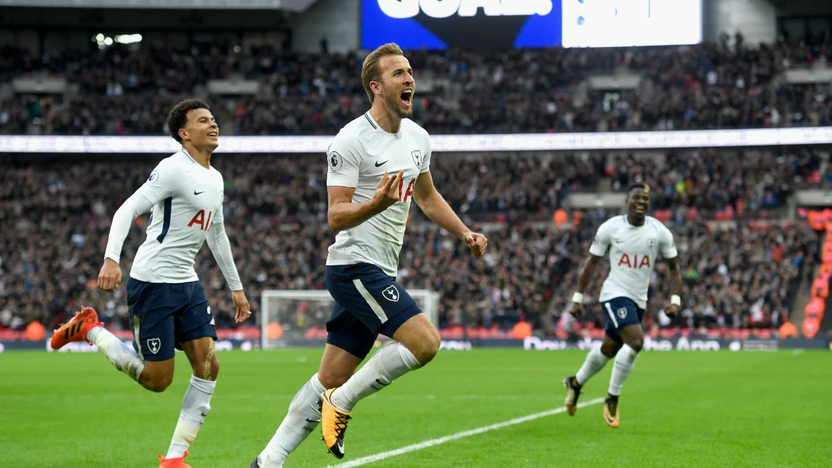 Harry Kane celebra un gol con el Tottenham Harry Kane celebra un gol con el Tottenham
