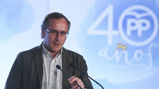 El presidente del PP vasco, Alfonso Alonso El presidente del PP vasco, Alfonso Alonso