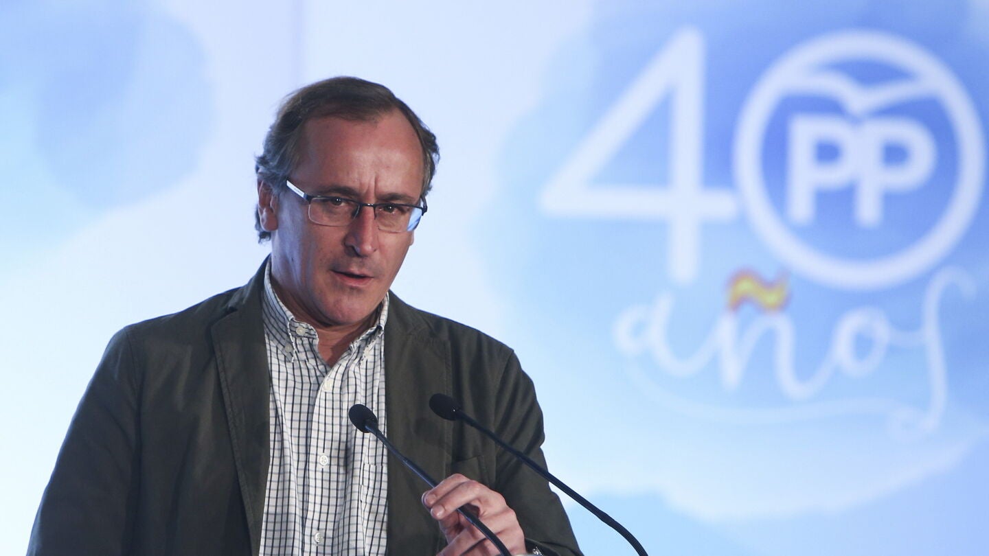 El presidente del PP vasco, Alfonso Alonso