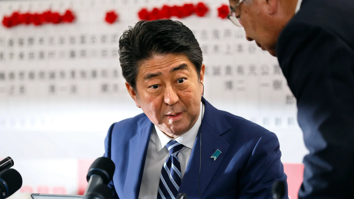 El primer ministro japonés, Abe El primer ministro japonés, Abe