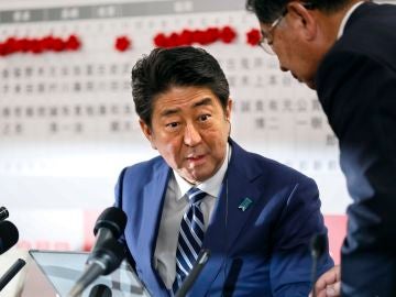 El primer ministro japonés, Abe El primer ministro japonés, Abe