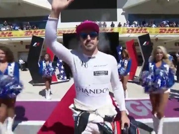 Show en Austin: la presentación más americana de los pilotos de F1 Show en Austin: la presentación más americana de los pilotos de F1