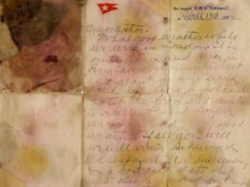 Carta escrita por un pasajero del Titanic Carta escrita por un pasajero del Titanic