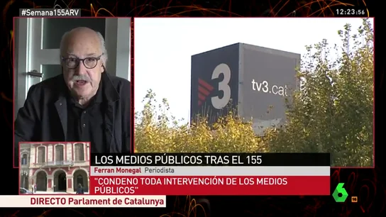 Monegal, contra la intervención de TV3: "Rajoy tiene experiencia, tiene intervenida TVE desde hace tiempo" Monegal, contra la intervención de TV3: "Rajoy tiene experiencia, tiene intervenida TVE desde hace tiempo"