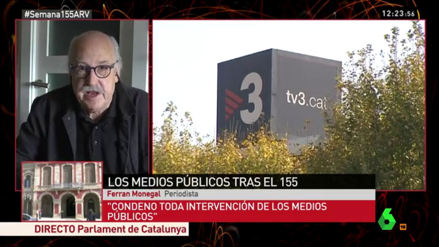 Monegal, contra la intervenci&oacute;n de TV3: "Rajoy tiene experiencia, tiene intervenida TVE desde hace tiempo"