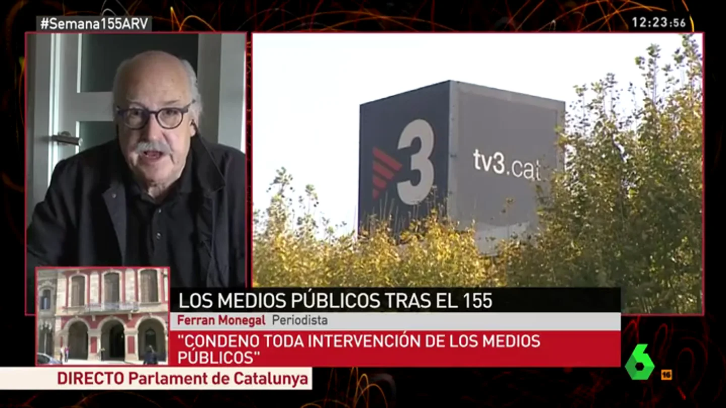 Monegal, contra la intervención de TV3: "Rajoy tiene experiencia, tiene intervenida TVE desde hace tiempo" Monegal, contra la intervención de TV3: "Rajoy tiene experiencia, tiene intervenida TVE desde hace tiempo"