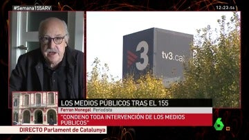 Monegal, contra la intervención de TV3: "Rajoy tiene experiencia, tiene intervenida TVE desde hace tiempo"