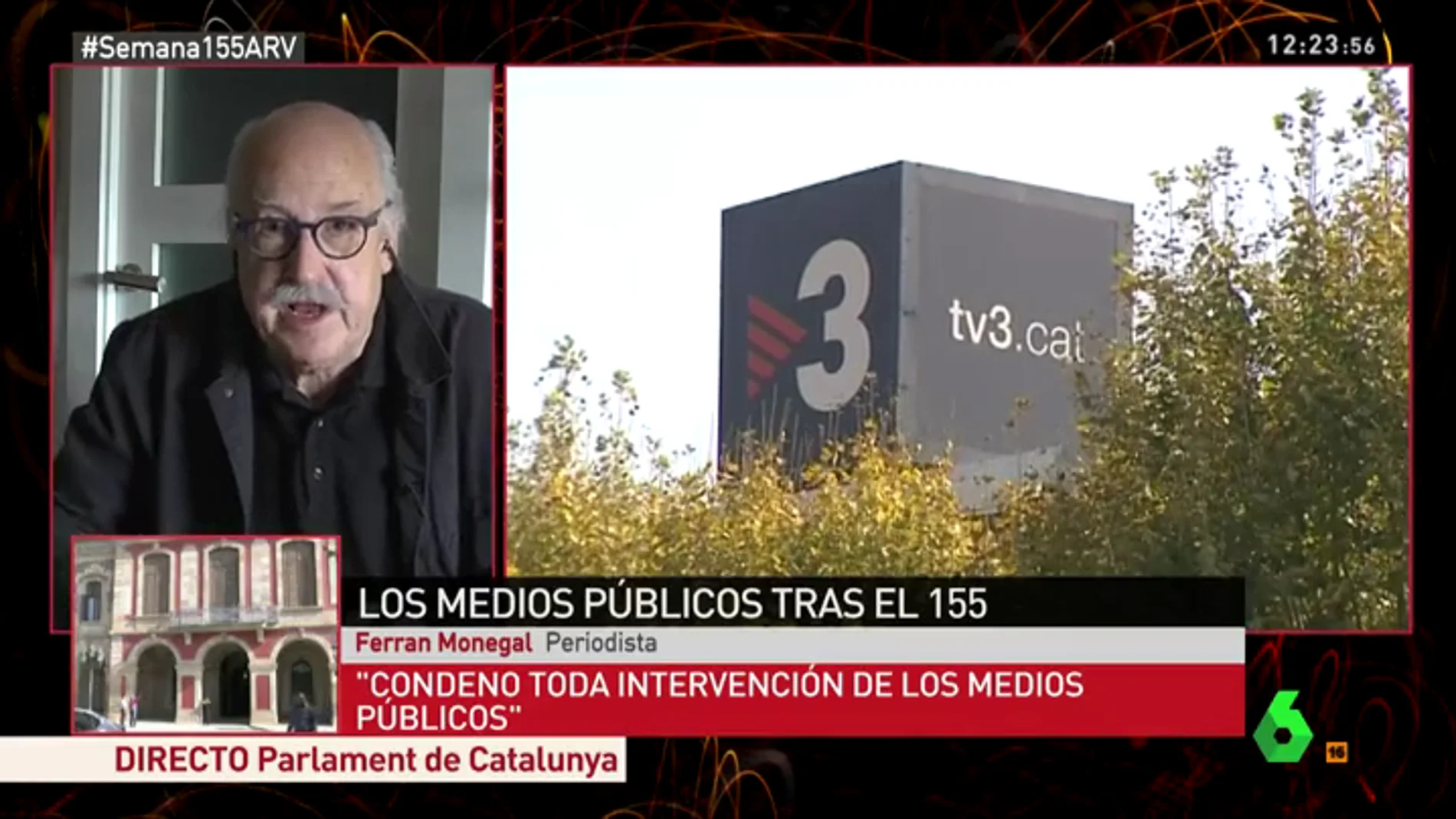 Monegal, contra la intervención de TV3: "Rajoy tiene experiencia, tiene intervenida TVE desde hace tiempo"