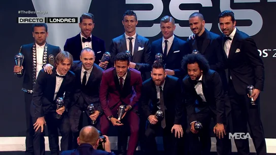 Cinco jugadores del Madrid y tres del Barcelona en el once ideal de los premios The Best Cinco jugadores del Madrid y tres del Barcelona en el once ideal de los premios The Best