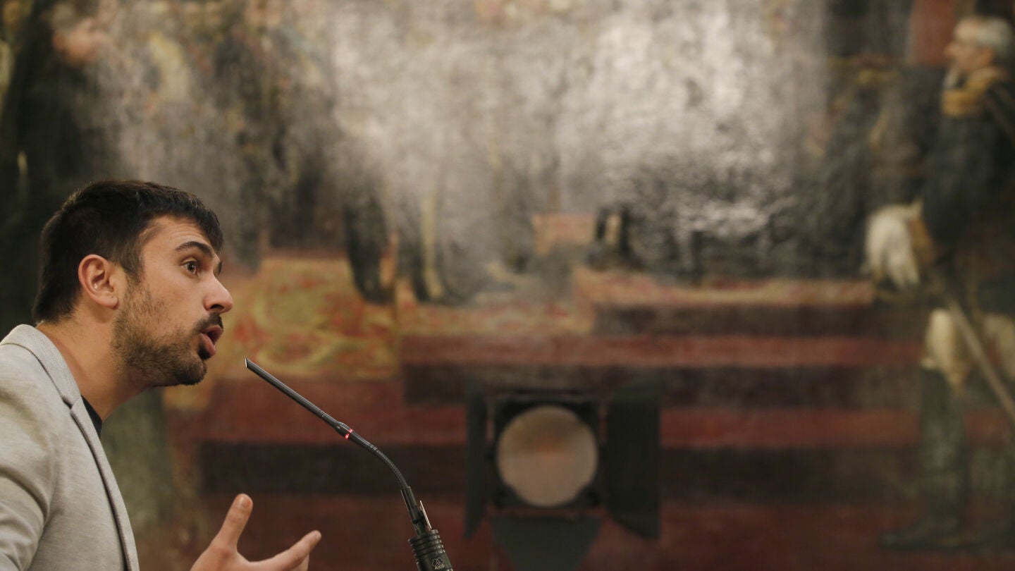 El portavoz de Unidos Podemos, Ram&oacute;n Espinar,
