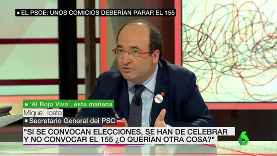Miquel Iceta en Al Rojo Vivo Miquel Iceta en Al Rojo Vivo