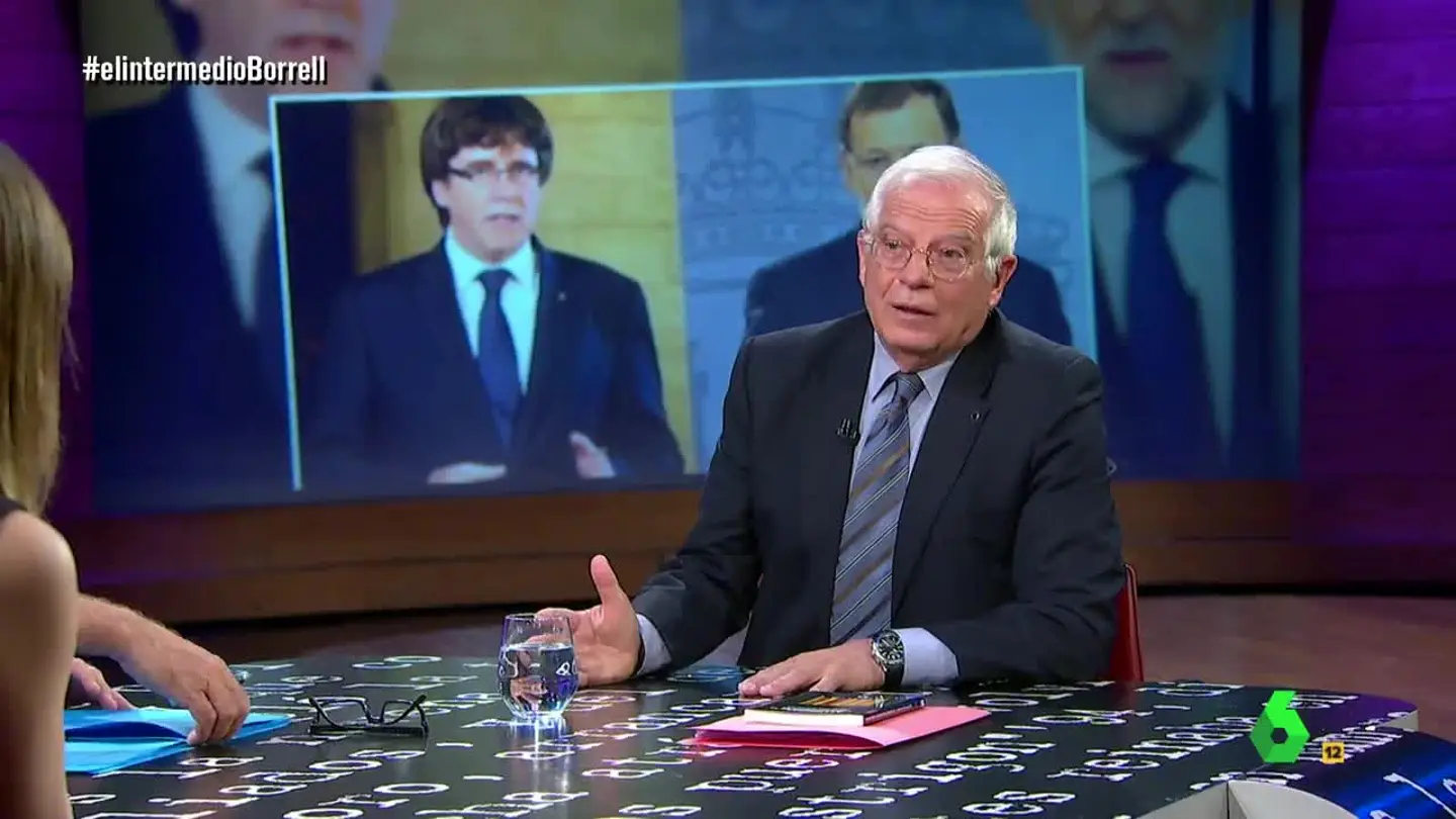Josep Borrell en El Intermedio Josep Borrell en El Intermedio