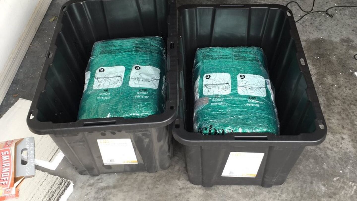Pedido con 29 kilos de marihuana en Amazon
