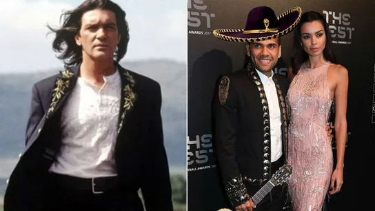 Dani Alves, a lo Antonio Banderas en 'El Mariachi' en la gala de los premios 'The Best' Dani Alves, a lo Antonio Banderas en 'El Mariachi' en la gala de los premios 'The Best'
