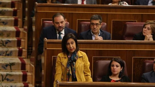 Margarita Robles, portavoz del PSOE en el Congreso