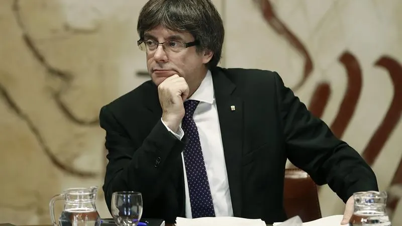 El presidente de la Generalitat, Carles Puigdemont